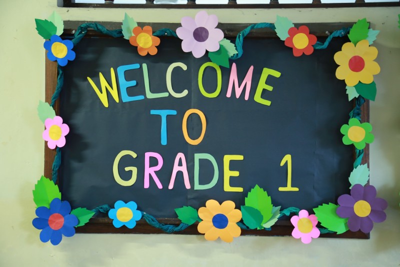 1 to school now. Welcome to Grade one. Welcome Grade 1. Grade 3 Welcome signs.