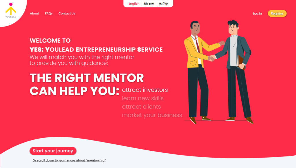 A Free Online Mentoring Platform for Entrepreneurs - YES | NewsWave LK  English