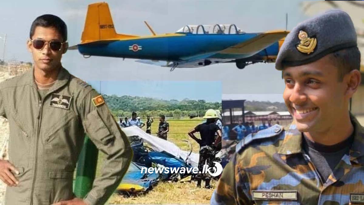 A video of Air Force PT6 plane crash (🎥) | NewsWave LK English